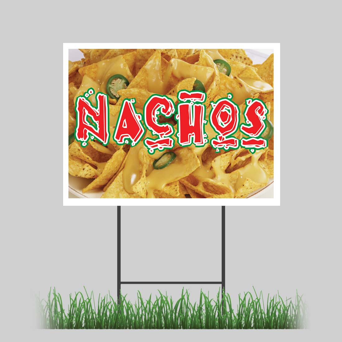 12 X18 Nachos Yard Sign Cheese Chips Mexican Food Concession Stand Sign Ebay