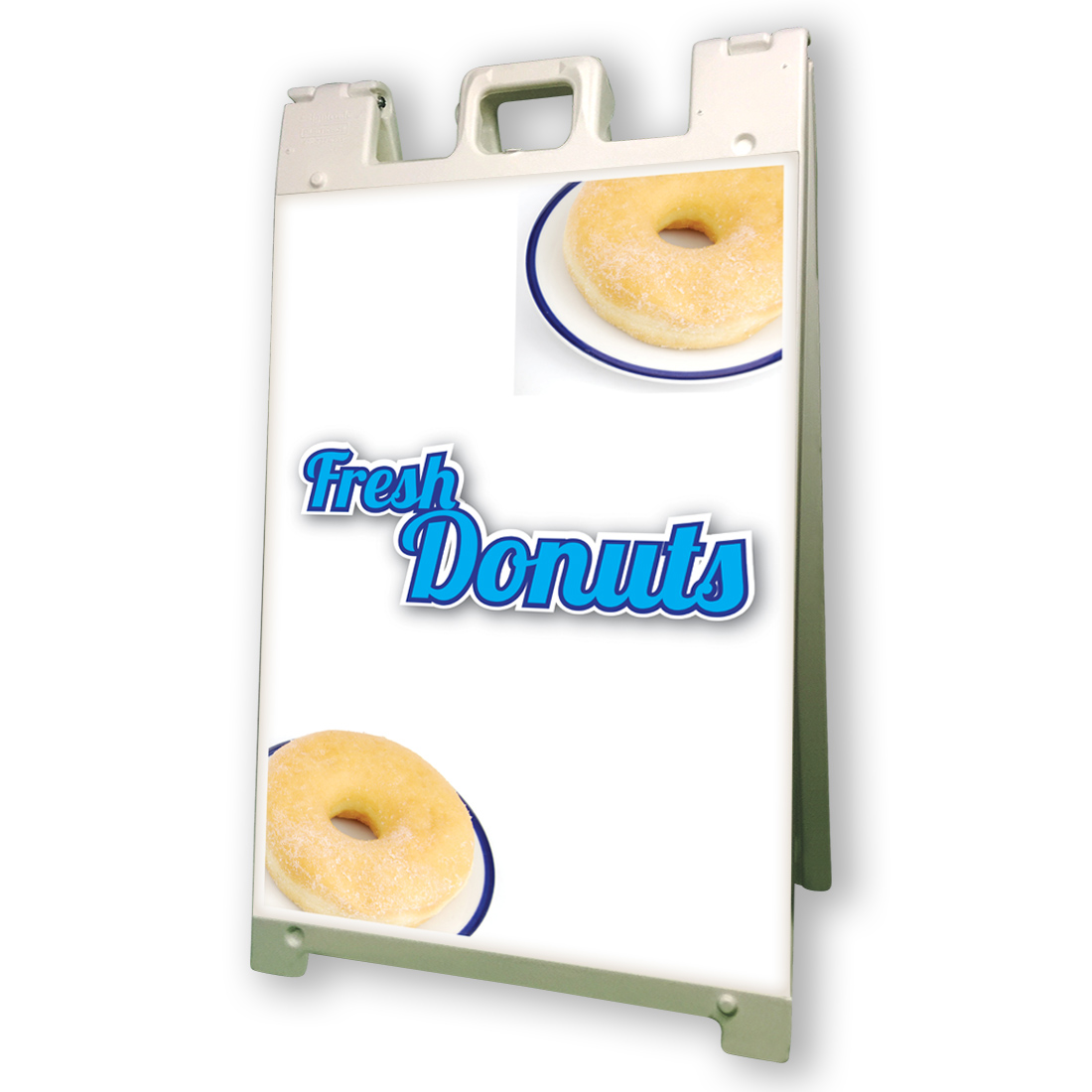Fresh Donuts Sidewalk Sign Retail A Frame 24x36 Concession Stand Outdoor 