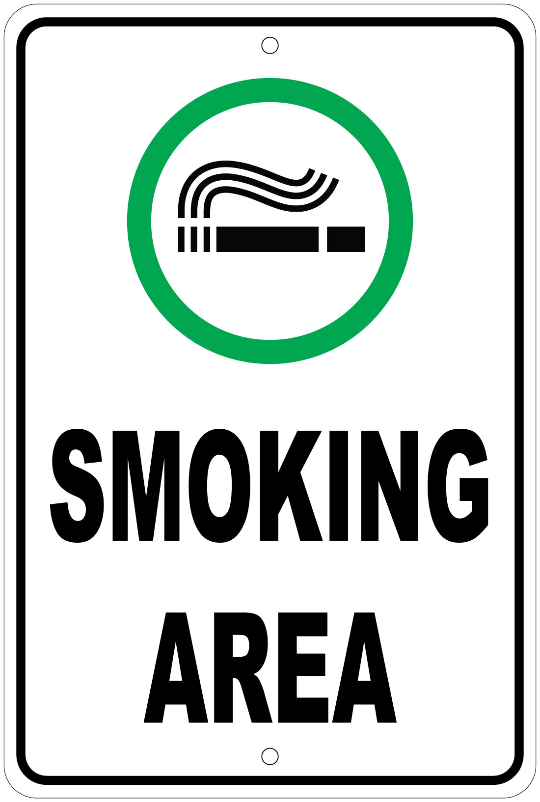 Smoking Area Notice 8