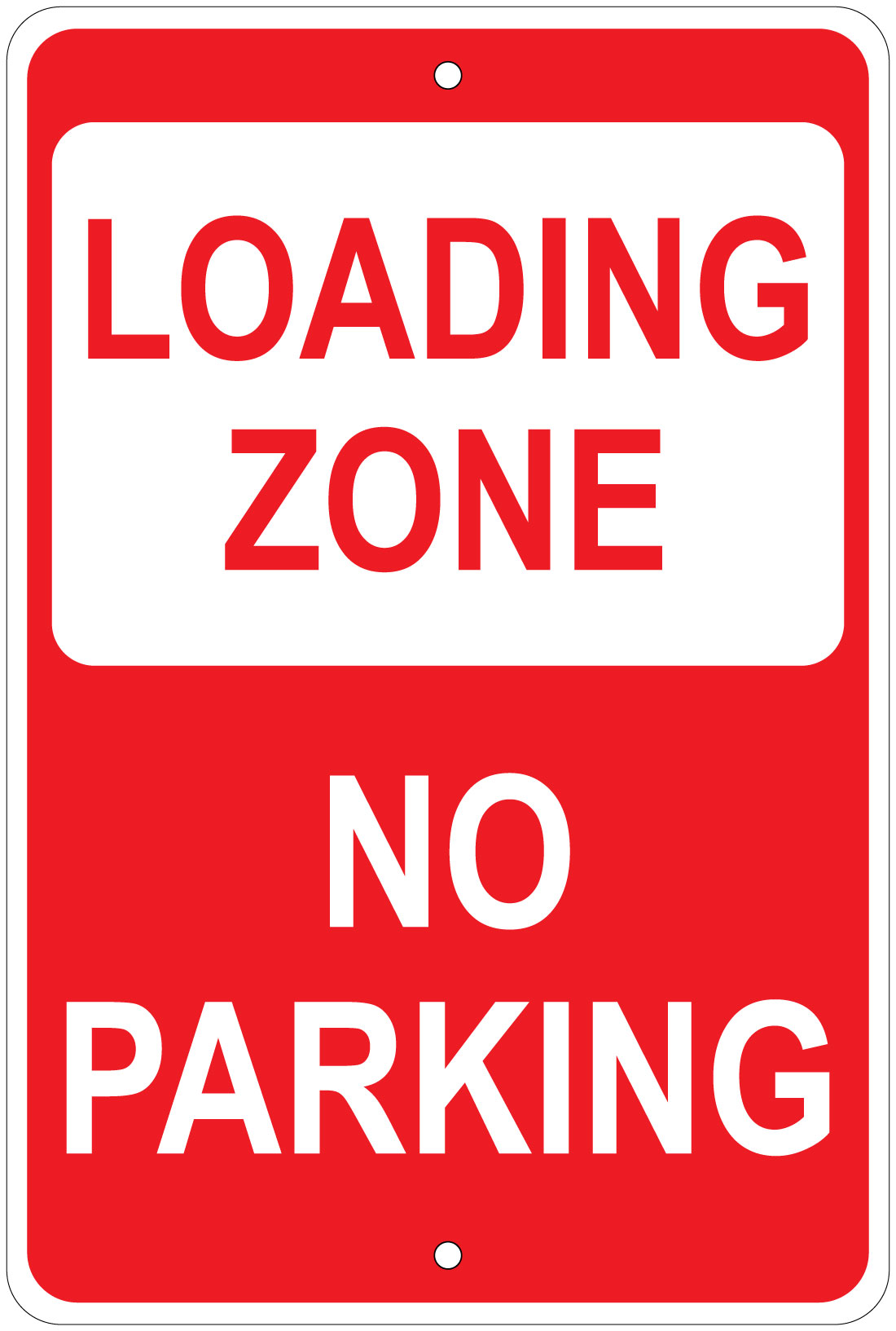 Load zone. No parking. EBAY знак. Нет парковки.