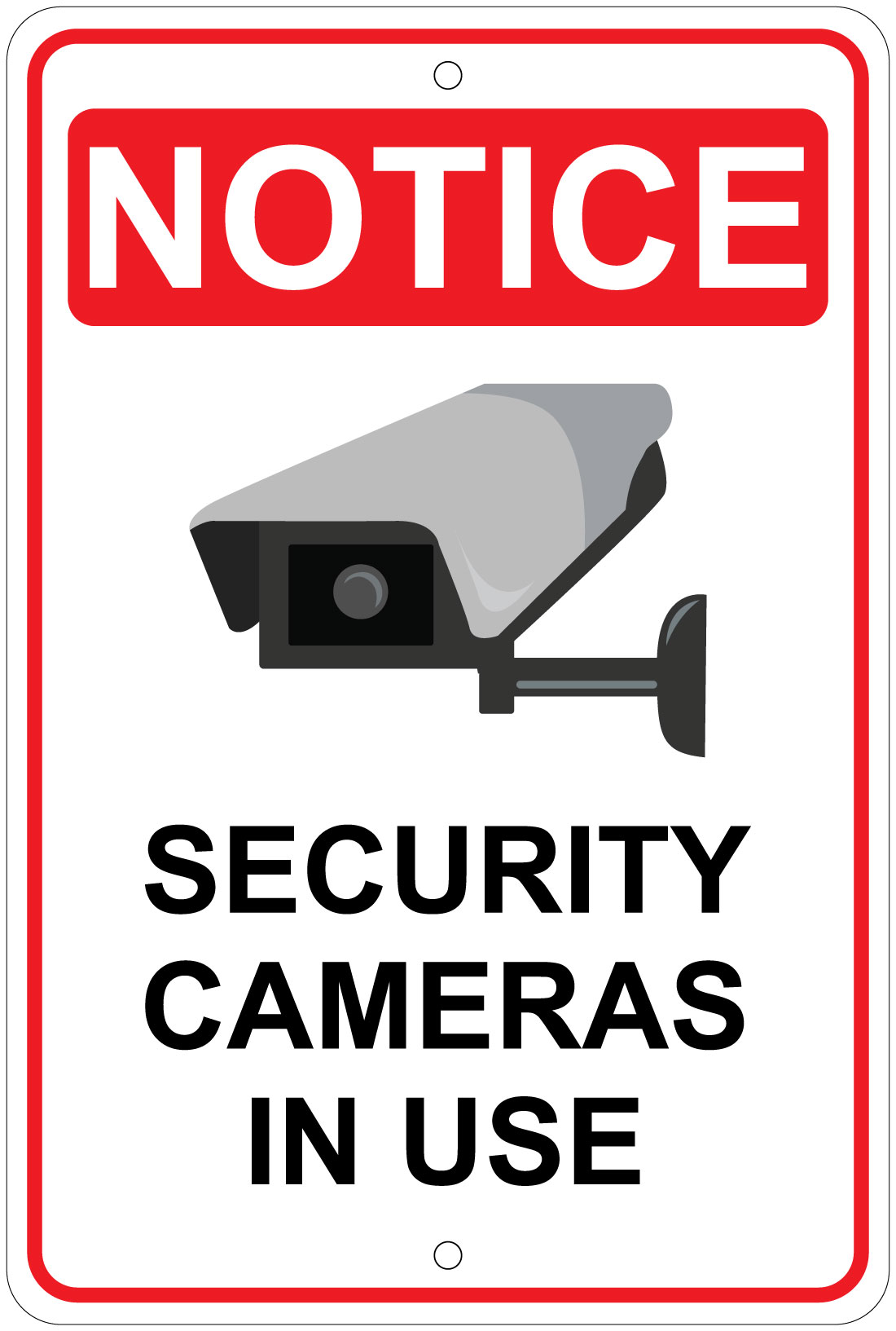 security-cameras-in-use-warning-8-x12-aluminum-sign-ebay