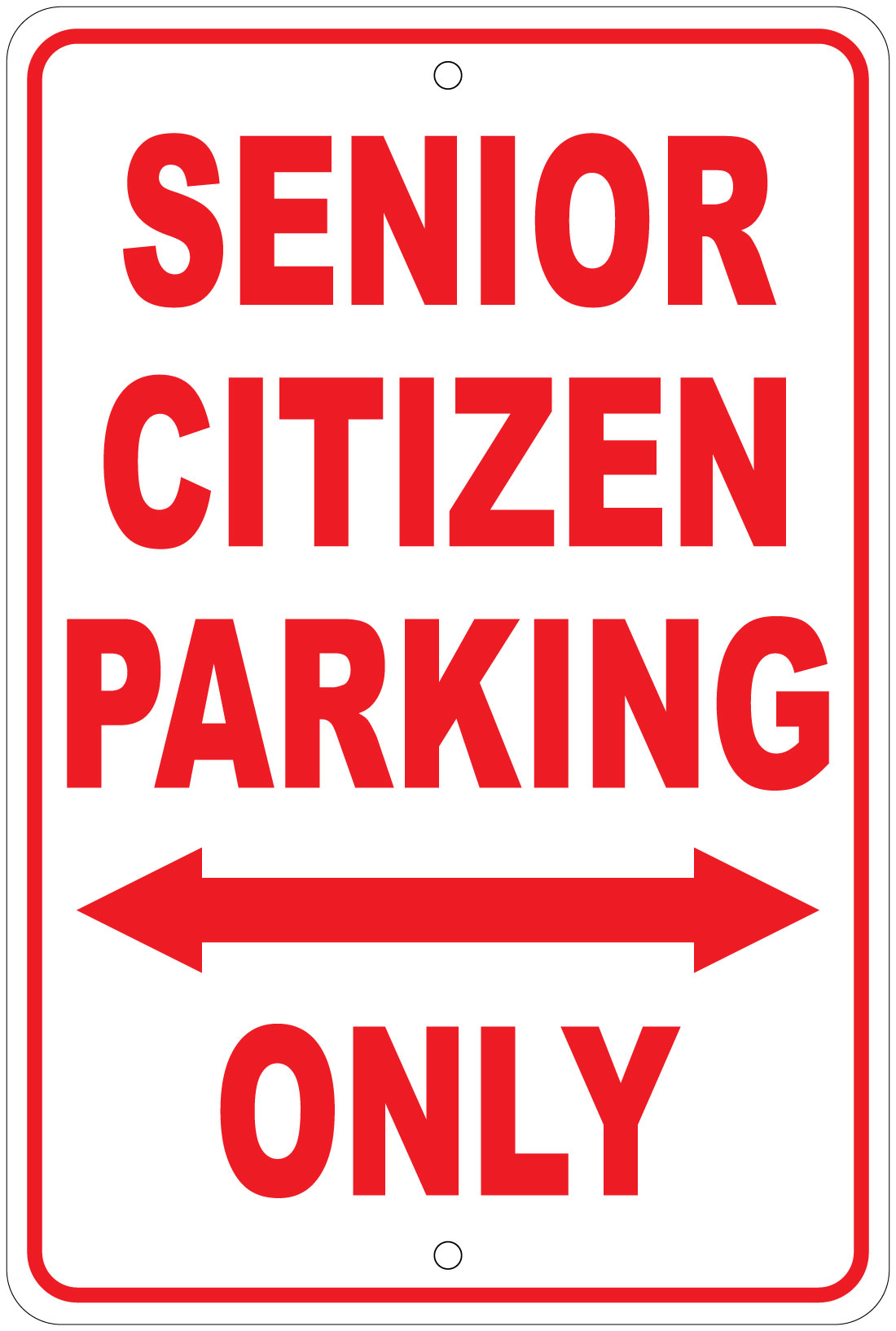 Senior Citizen Parking Only 8